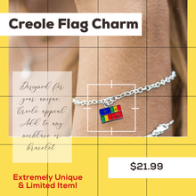 Load image into Gallery viewer, Creole Flag Charm