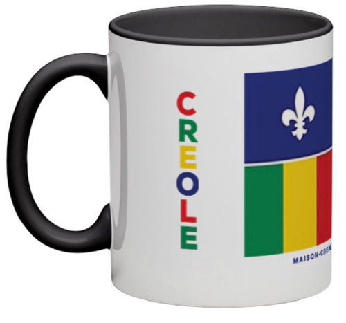 Creole Proud Coffee Mug / Black